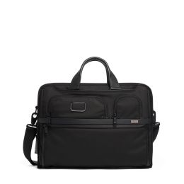 Alpha COMPACT LARGE SCREEN LAPTOP BRIEF by TUMI (Color: Black)