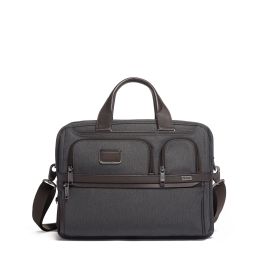 Alpha EXPANDABLE ORGANIZER LAPTOP BRIEF by TUMI (Color: Anthracite)