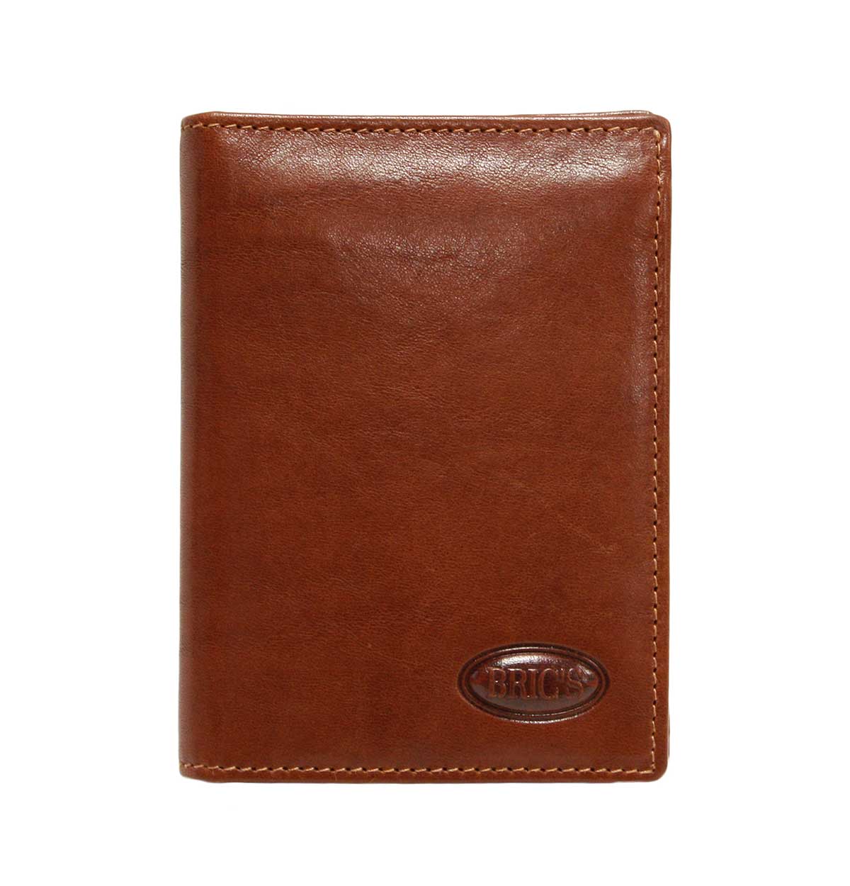 Monte Rosa Flip-Up Vertical Wallet With Id by Brics (Color: Tobacco)