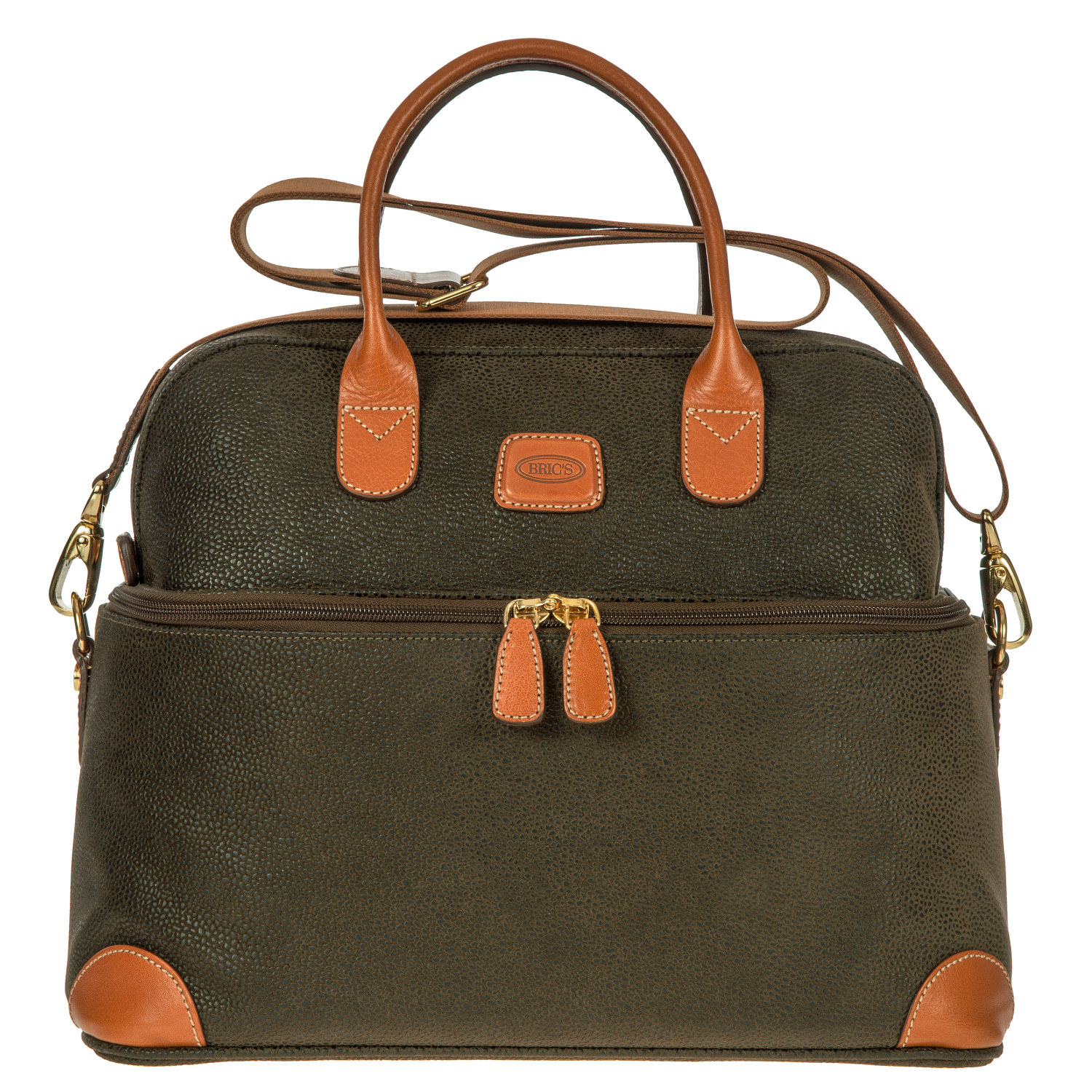 Life Tuscan Cosmetic Tote by Brics (Color: Olive)