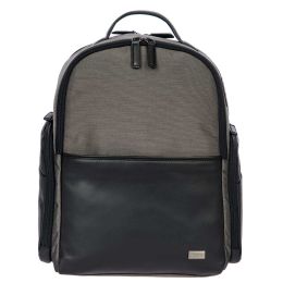 Monza Backpack Business M by Brics (Color: Grey/Black)