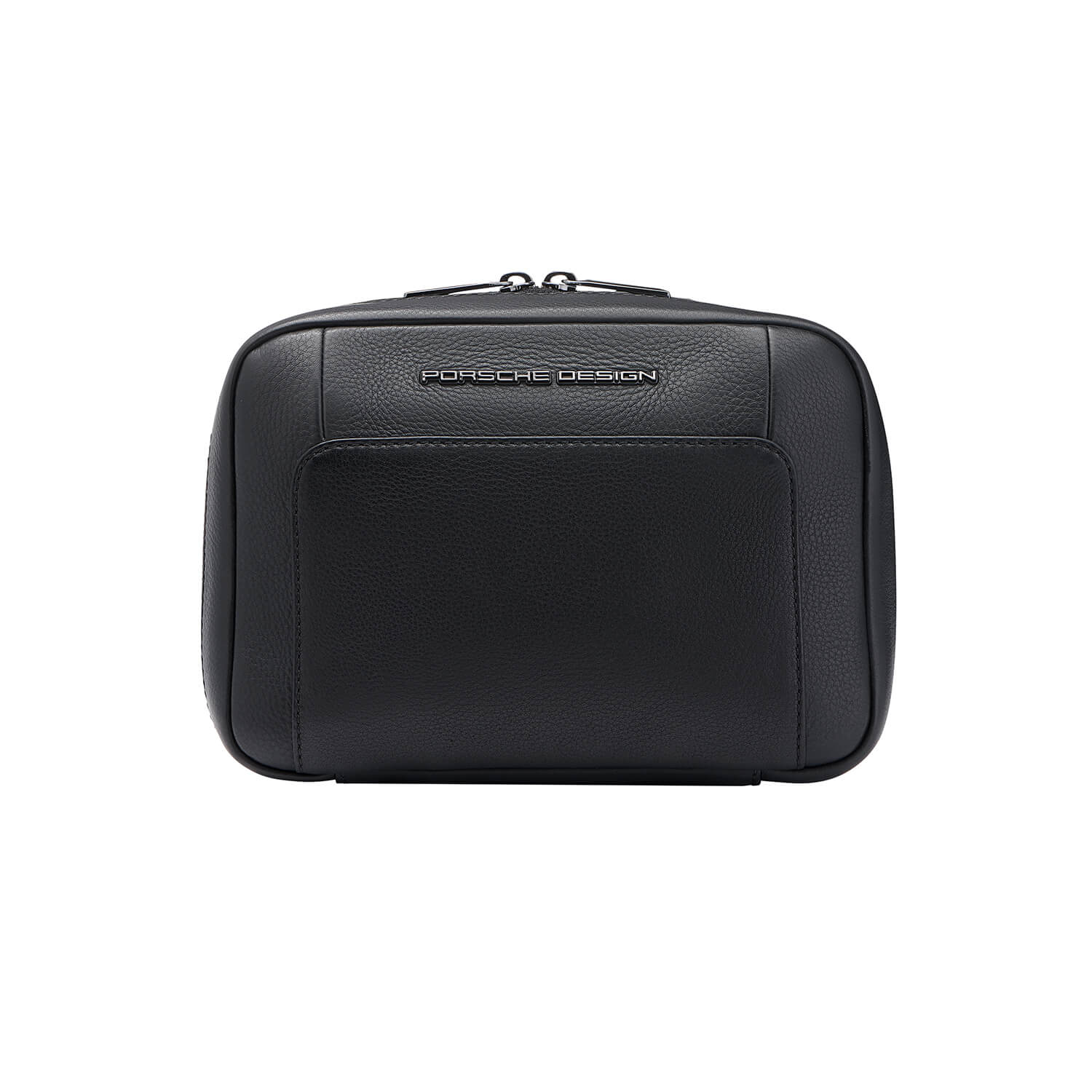 Pd Roadster Leather Washbag by Brics (Color: Black, Size: )