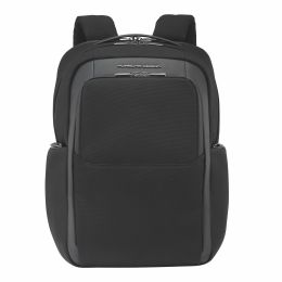Pd Roadster Nylon Backpack by Brics (Color: Black, Size: Large)