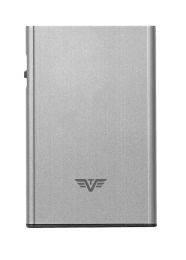 TRU VIRTU Card Case CLICK & SLIDE - Silver (Color: Silver)