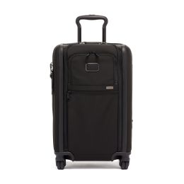 Alpha INTERNATIONAL EXPANDABLE 4 WHEELED CARRY-ON by TUMI (Color: Black)