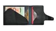 Carbon Fiber Leather Wallet CLICK & SLIDE by TRU VIRTU®